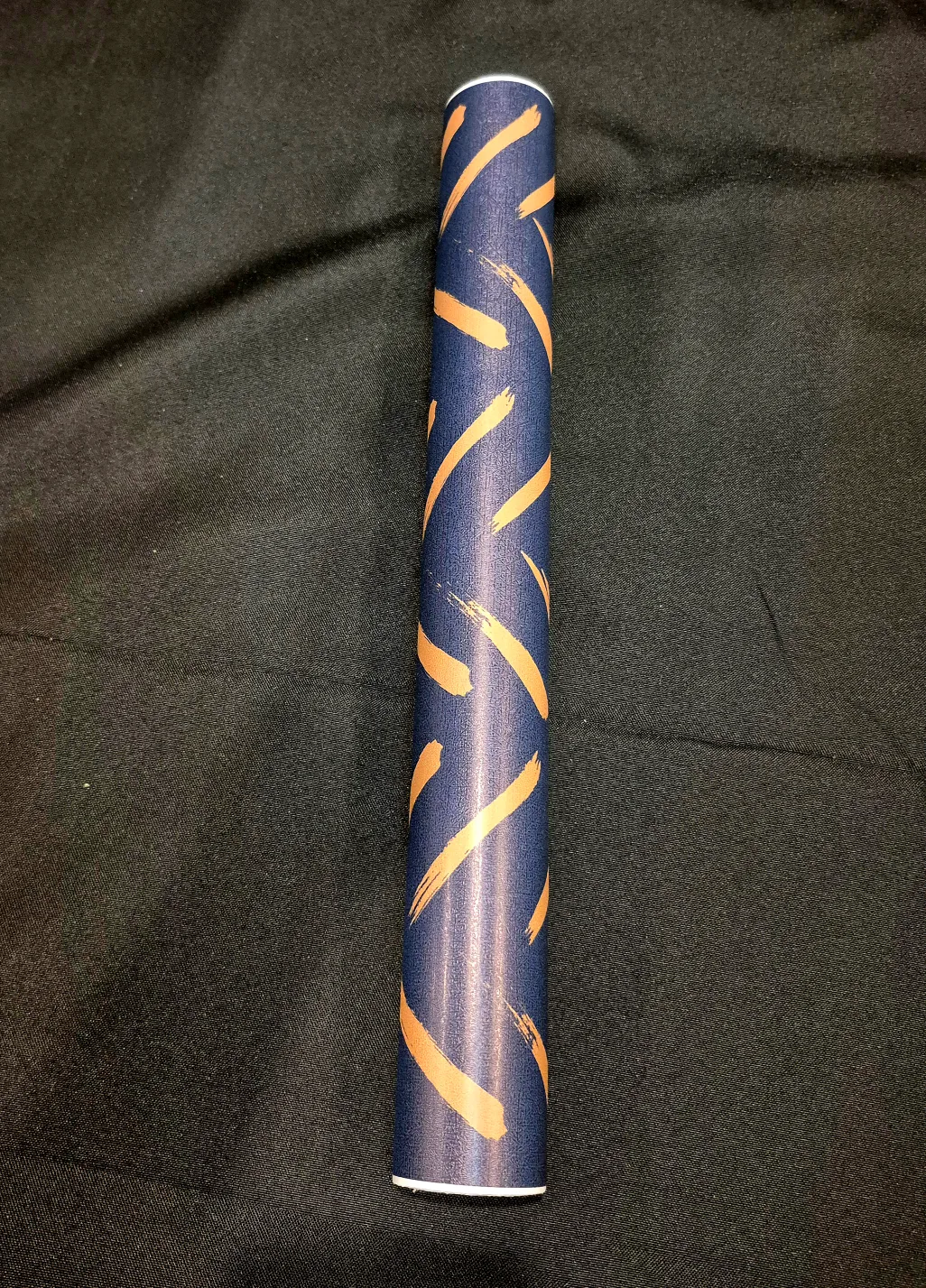 Peel and Stick Blue and Gold Geometric Wallpaper - 16.1"x187" image indicator(2)