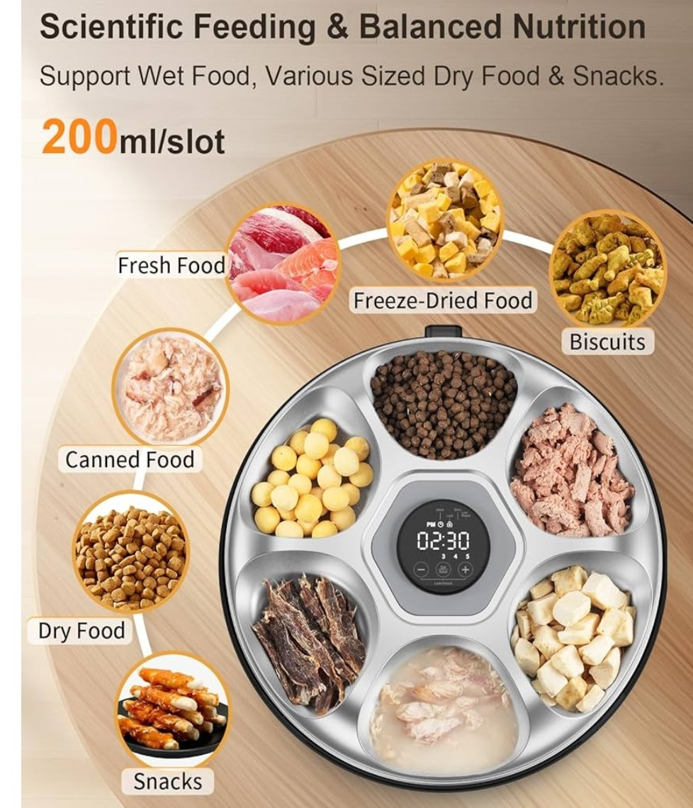 Casfuy Automatic Cat Food Dispenser - photo 4