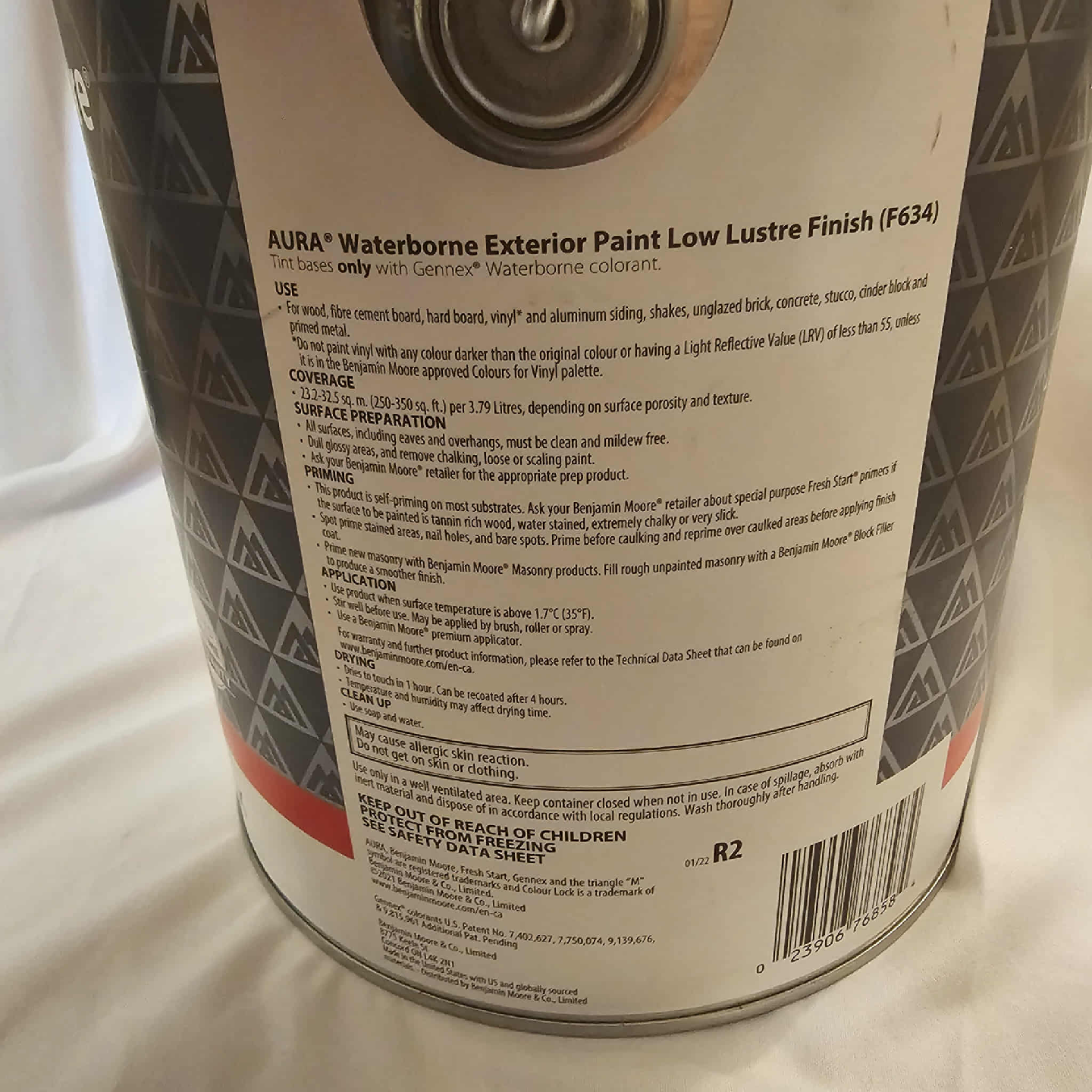 2 Gray Shower Benjamin Moore Aura Exterior Acrylic Paint - photo 4