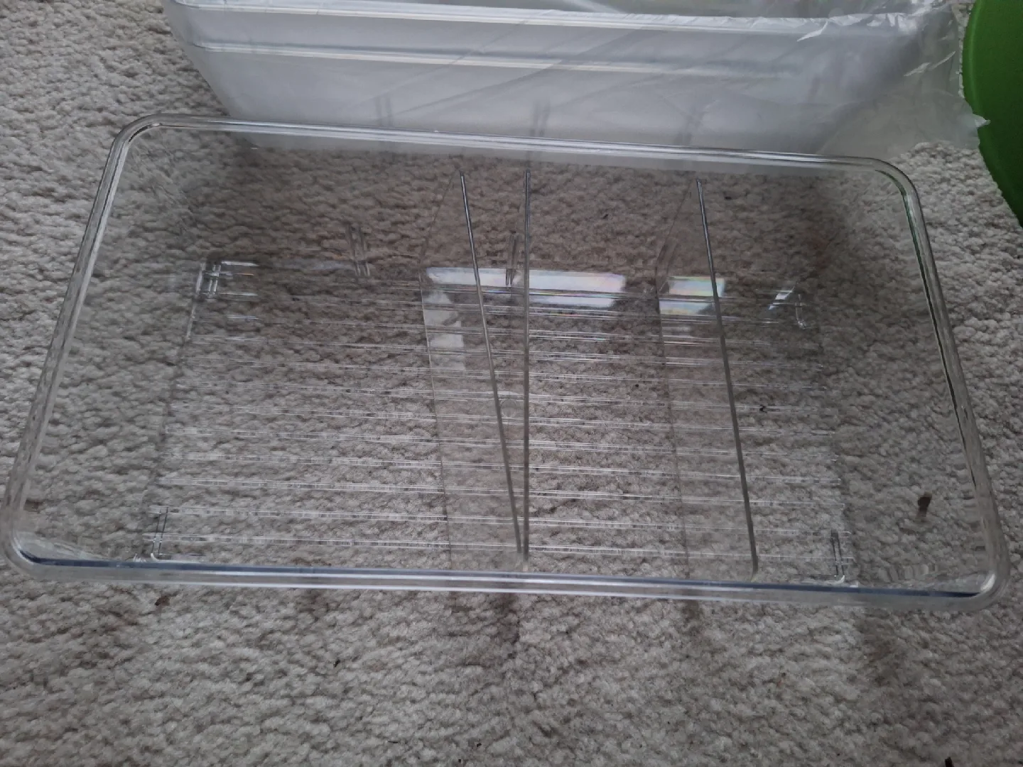 NEW Clear Stackable Organizer Bins image indicator(2)