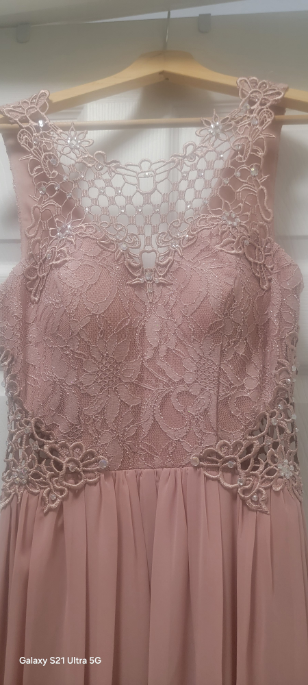 Pink Lace Top Maxi Dress - photo 2