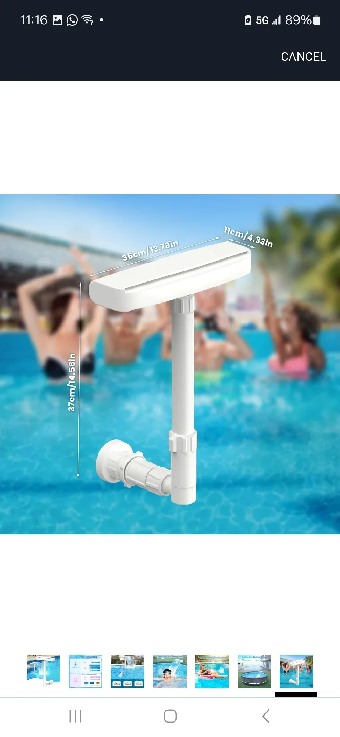 AquaJoyer Pool Fountain - Relaxing Water Feature image indicator(7)