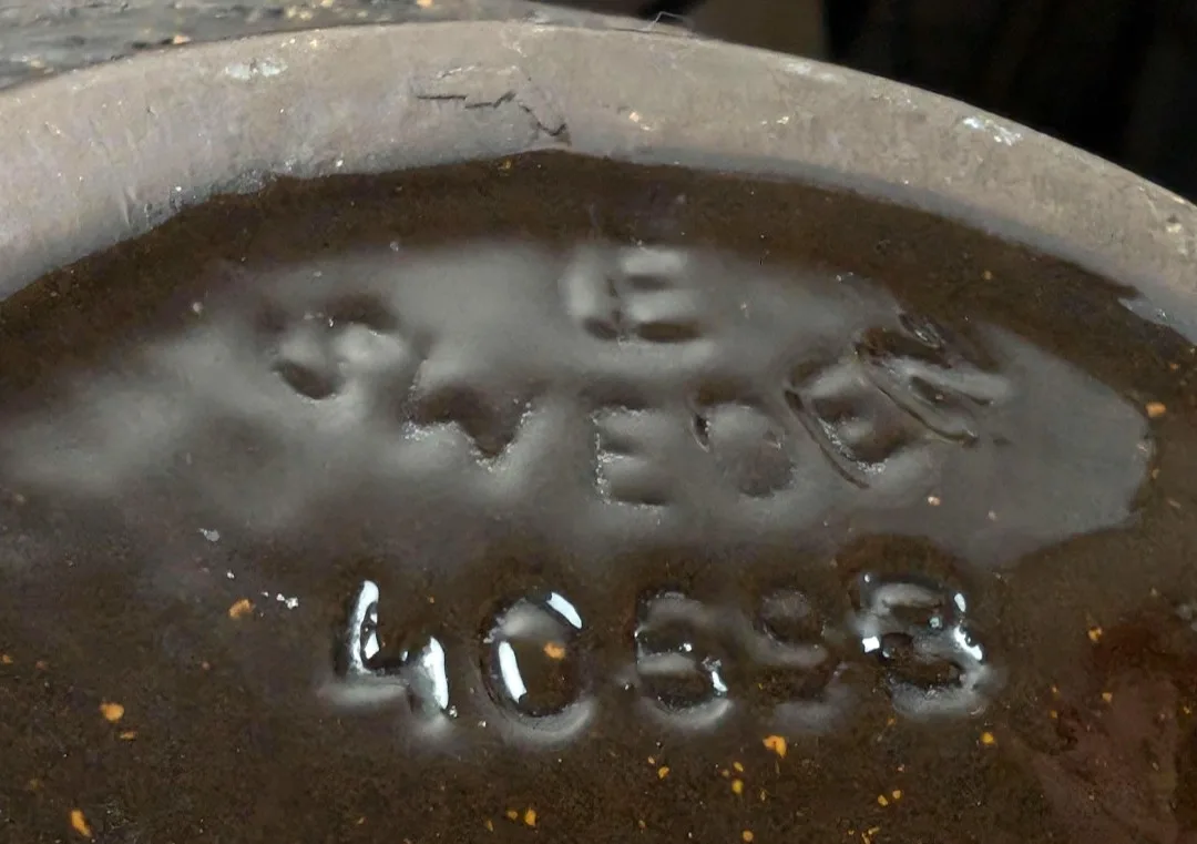 Vintage Upsala Ekeby Decorative Dish ~ Chamotte image indicator(10)