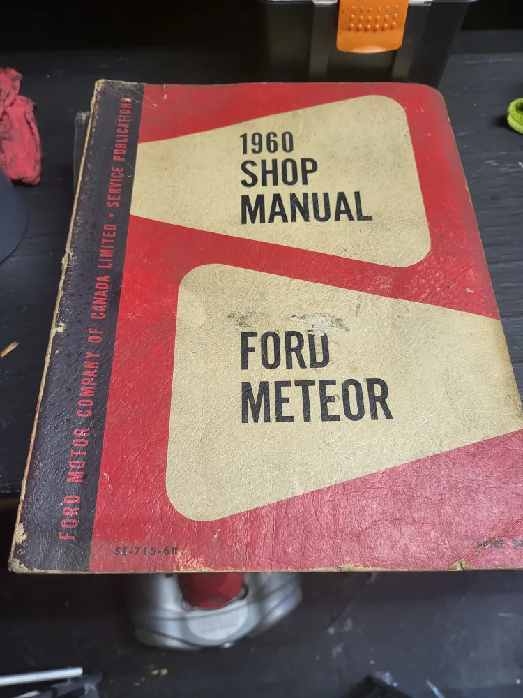 1960 Ford Meteor Shop Manual thumbnail