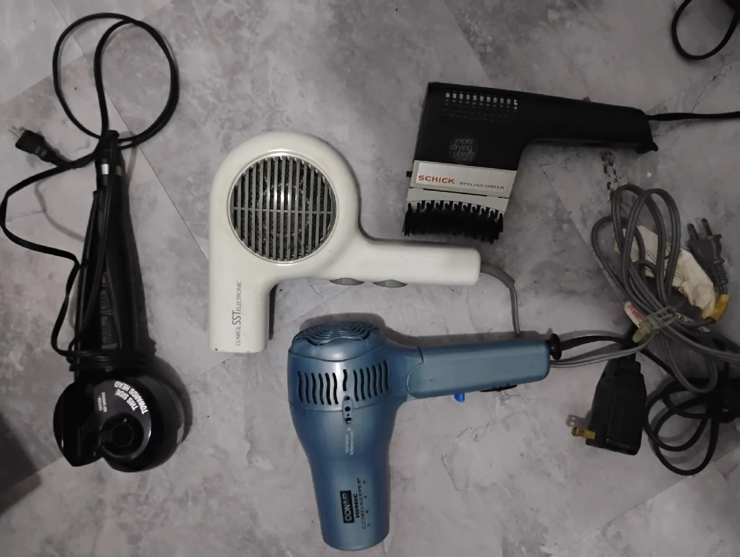hair dryer 2x hair curler, image indicator(3)