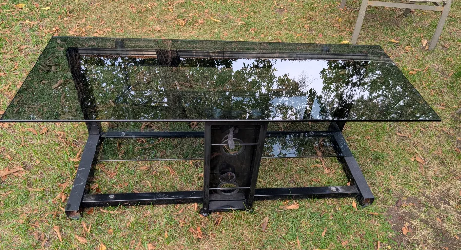 Glass Top Console Table - 52x20 inches image indicator(3)