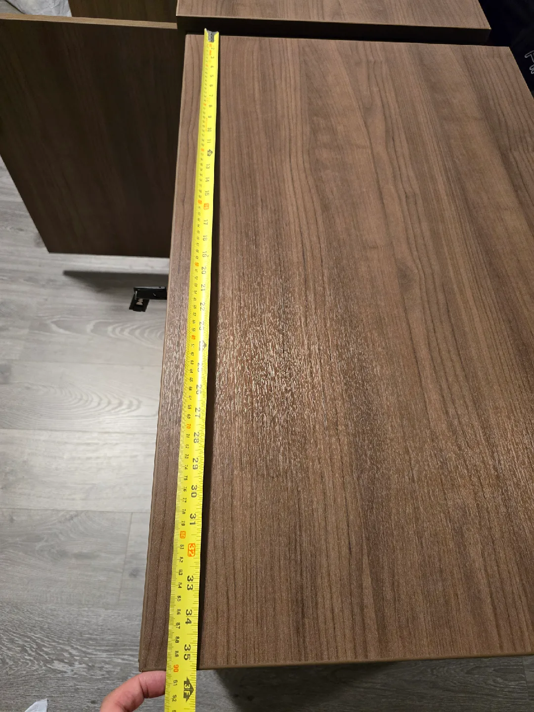 Brown Wood Cabinet / TV Stand with lock n key image indicator(5)