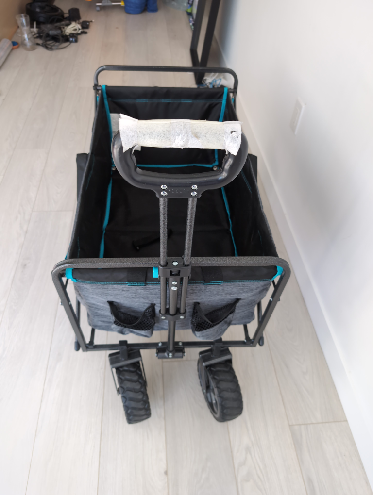 Folding Wagon Cart - Gray & Black - photo 2
