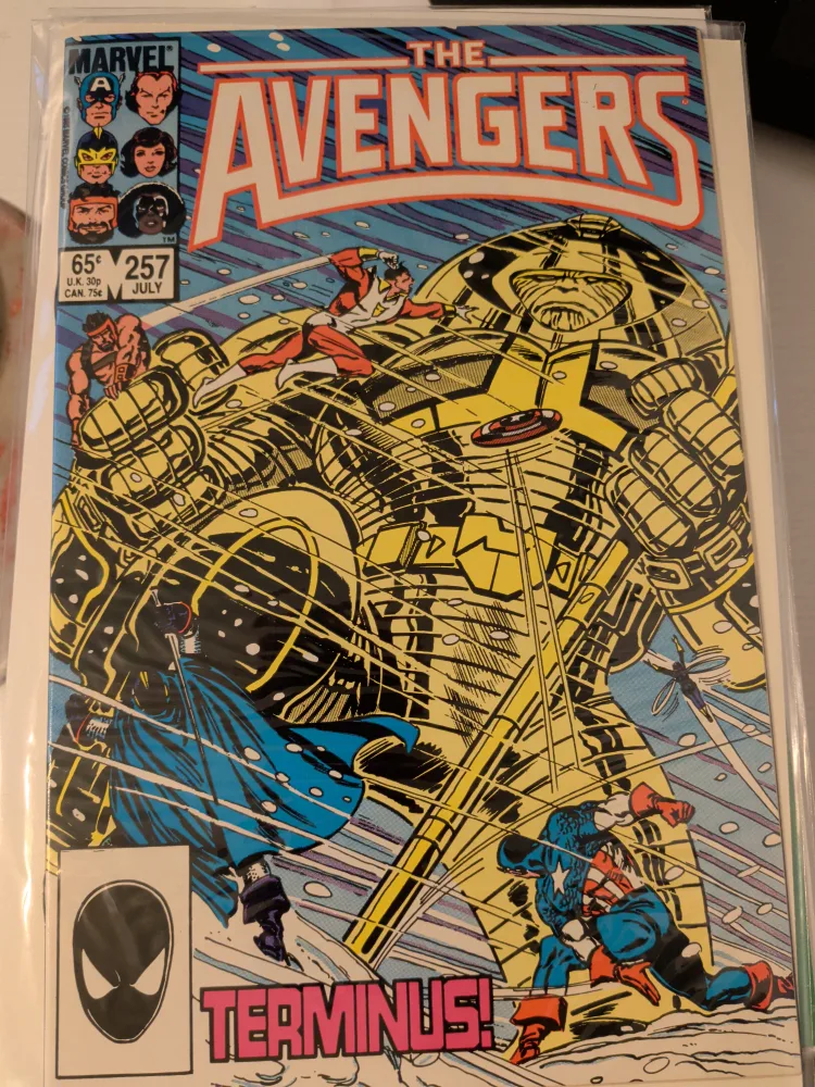 The Avengers #257 Marvel Comic Book thumbnail