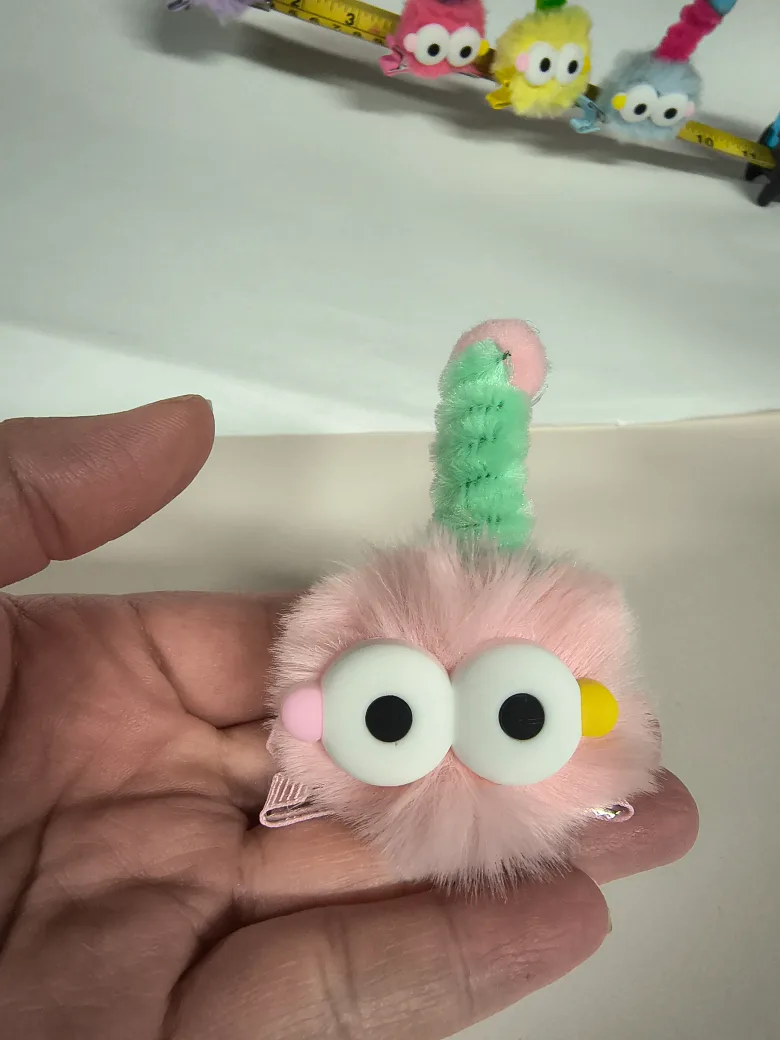 Cute Monster Hair Clips - Assorted Colours image indicator(3)