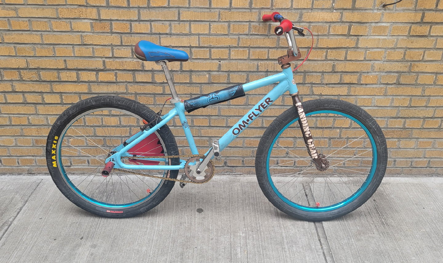 SE Bikes OM Flyer 26-inch BMX bike.