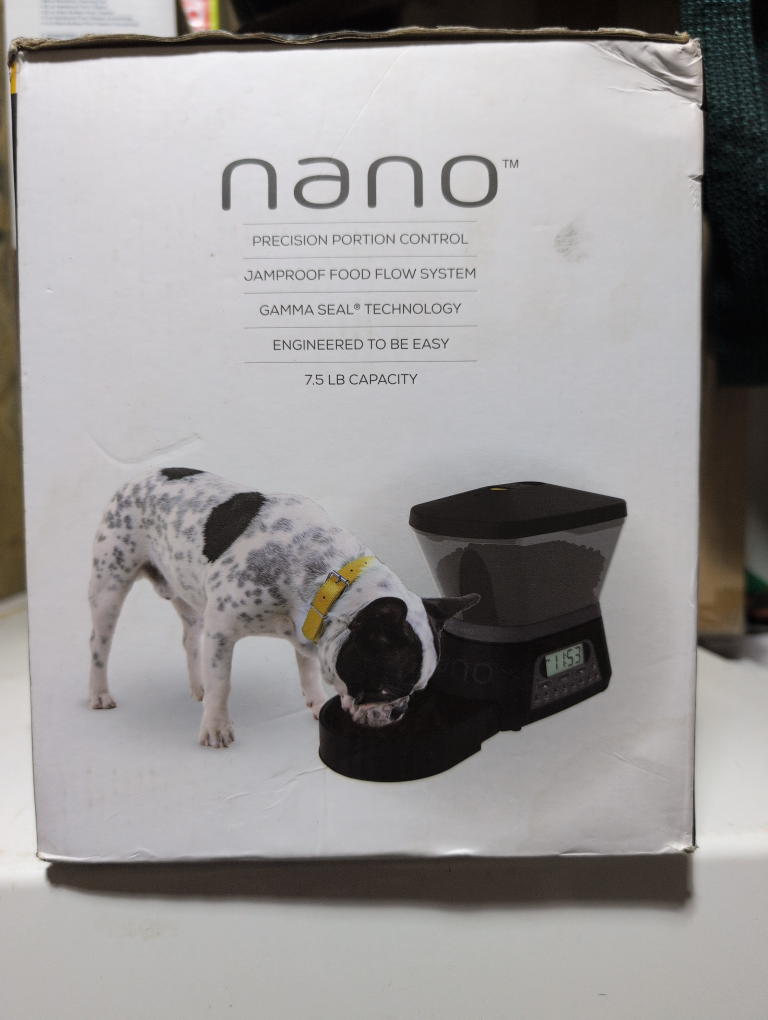 Gamma2 Nano Automated Pet Feeder - 7.5 LB Capacity - photo 4