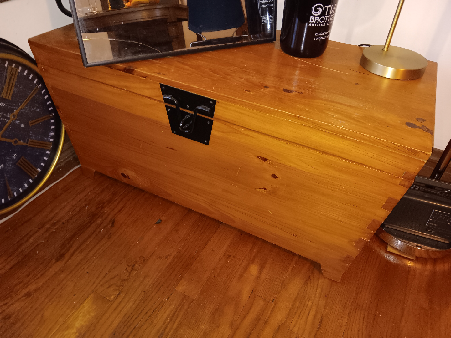 Wooden Storage Trunk