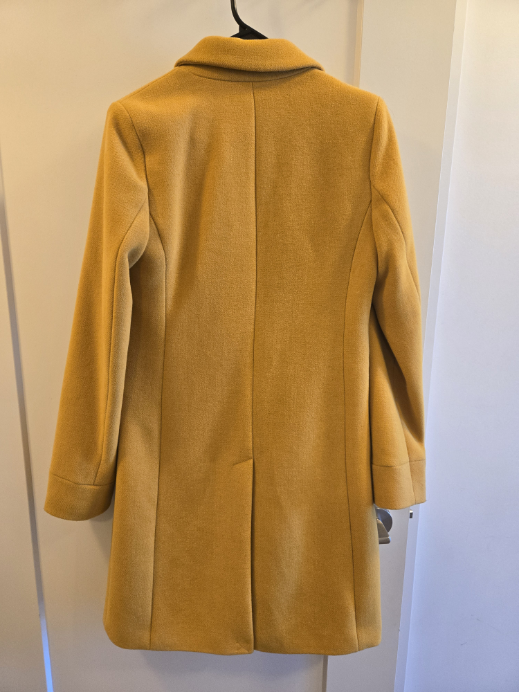 Mustard Yellow Coat - Size S - photo 2