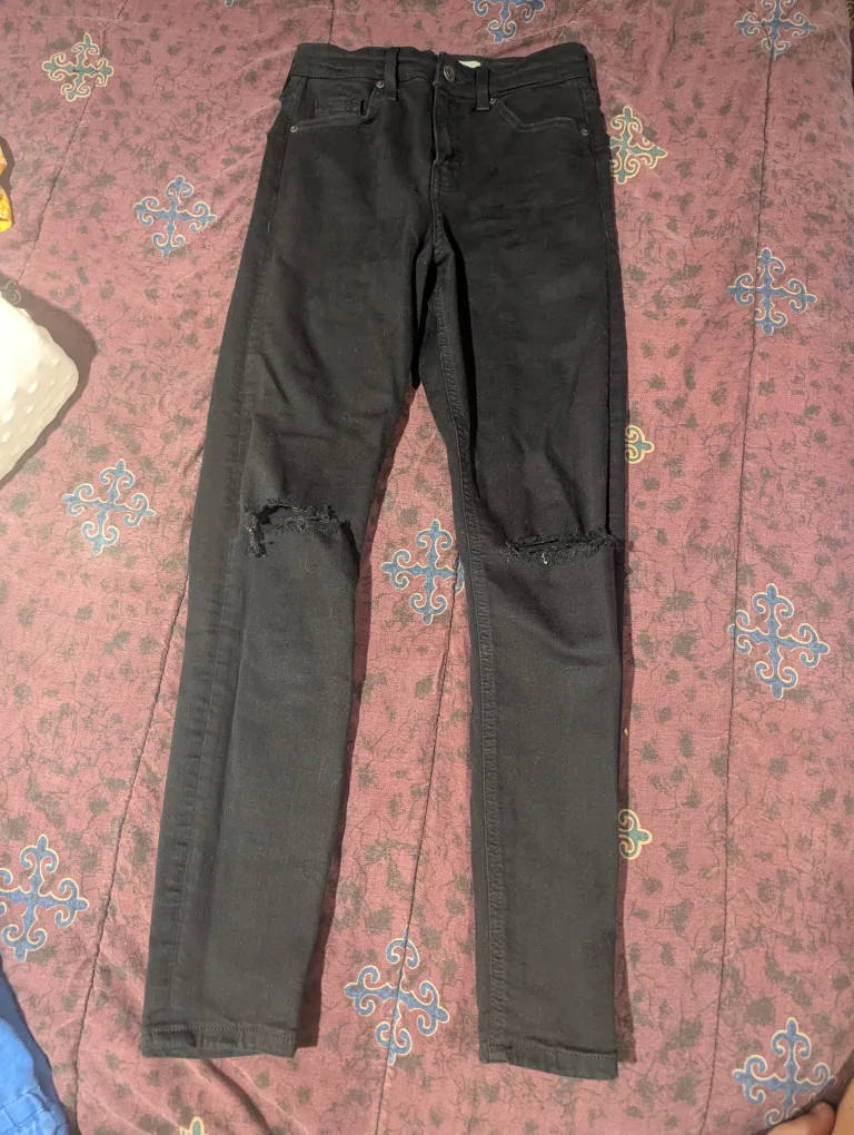 Topshop Moto Black Jamie Jeans W26 image indicator(2)