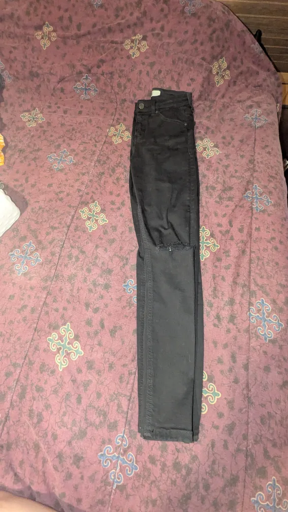 Topshop Moto Black Jamie Jeans W26 image indicator(3)