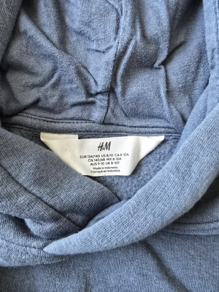 H&M Kids Blue Hoodie Size 8-10 - photo 2