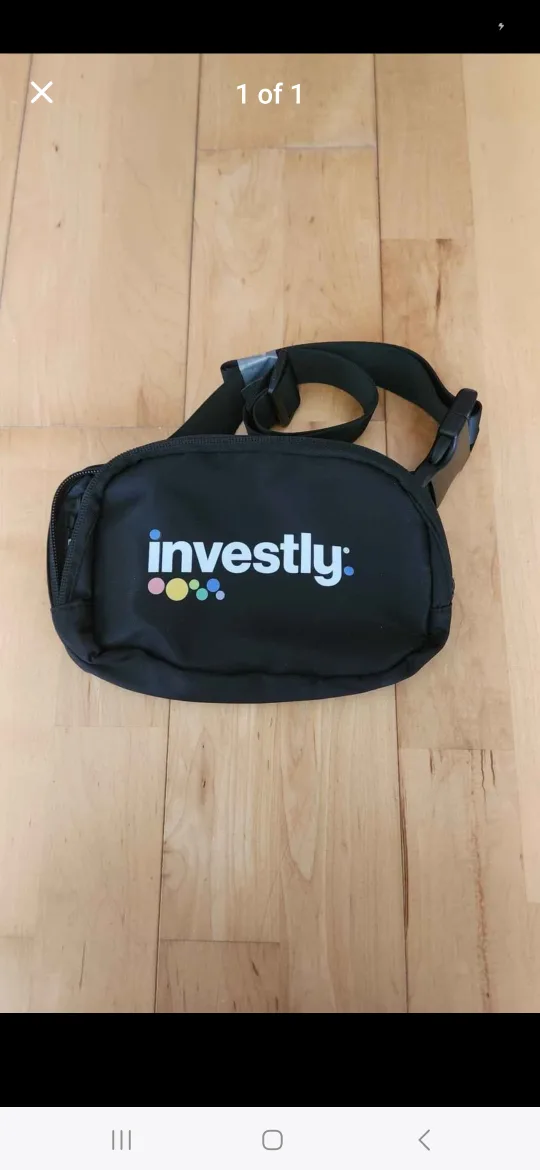 Black Small Bag/ Fanny Pack thumbnail