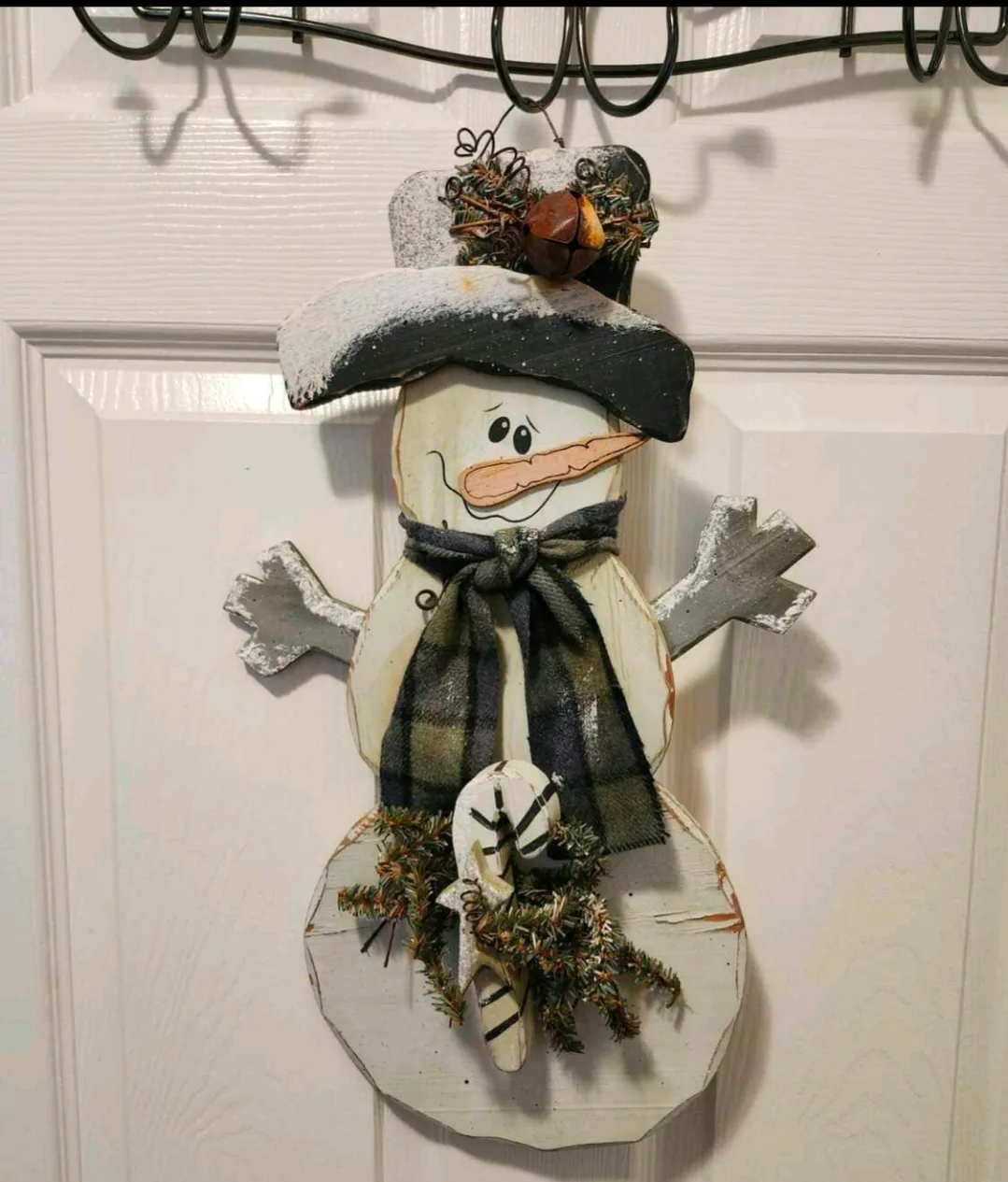 Wooden Snowman Christmas Decoration thumbnail