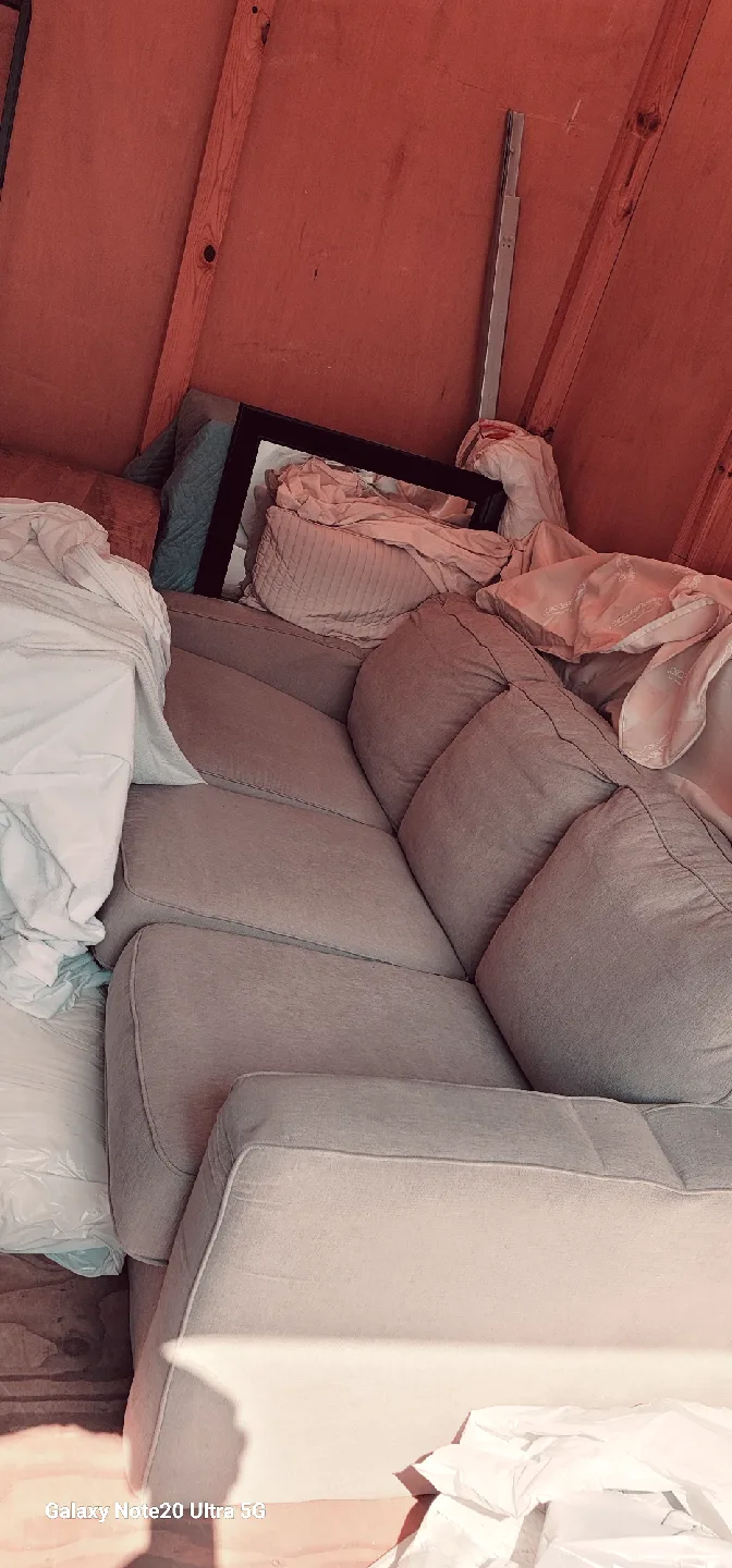 new Loveseat Sofa - Beige Color image indicator(2)