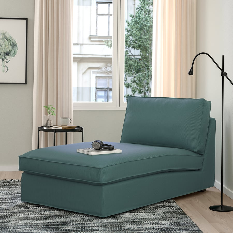 Kivik Chaise Lounge - Turquoise