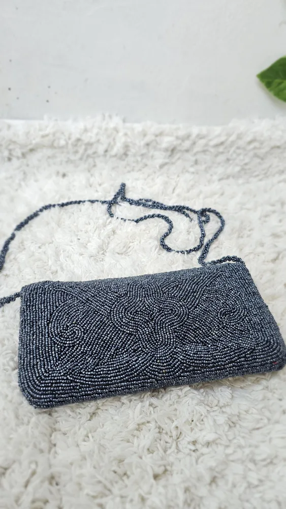 New Artisan Sling Bag - Hand-Woven Beaded Crossbody image indicator(3)