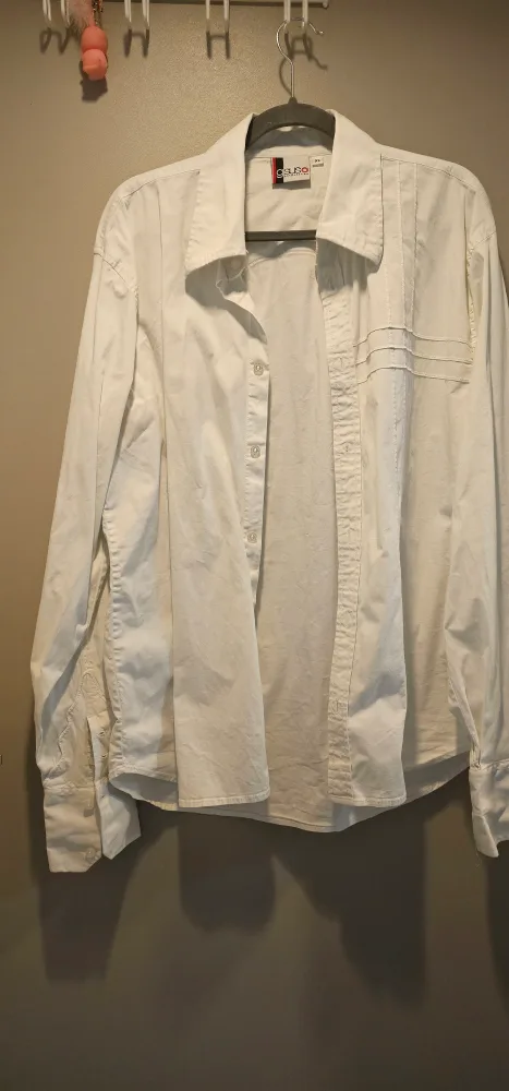 Gsus Industries White Button-Up Shirt - XL image indicator(3)