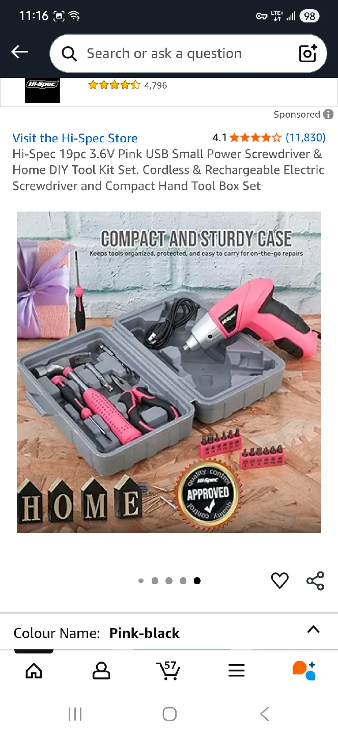 NEW 3.6V USB Power Screwdriver & Tool Kit 🪛 image indicator(6)