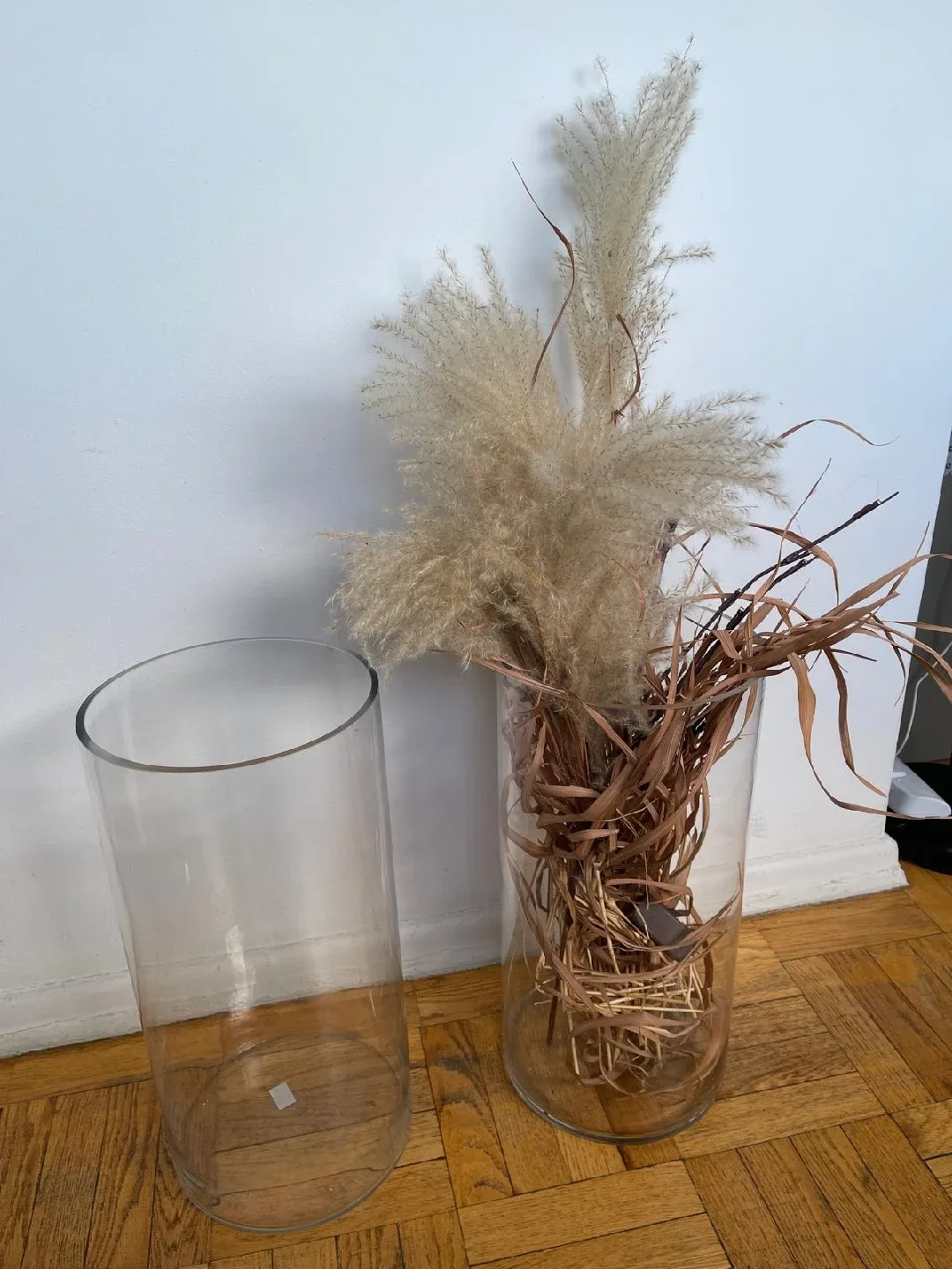 Large Clear Glass Cylinder Vase - 20 inches image indicator(4)