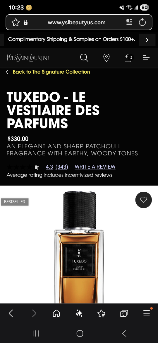 ysl tuxedo 125ml - photo 2