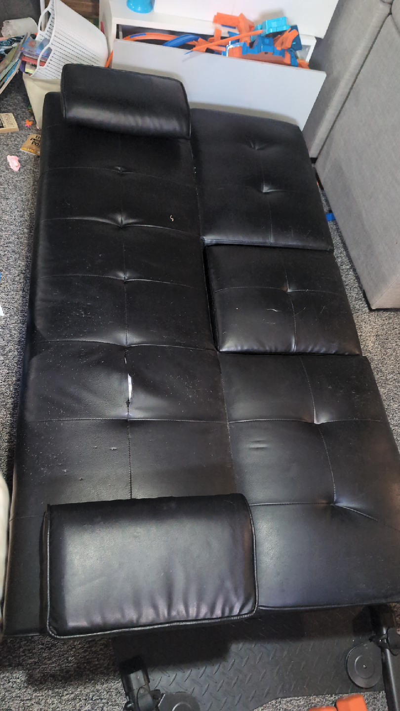 Black Futon Sofa Bed - photo 3