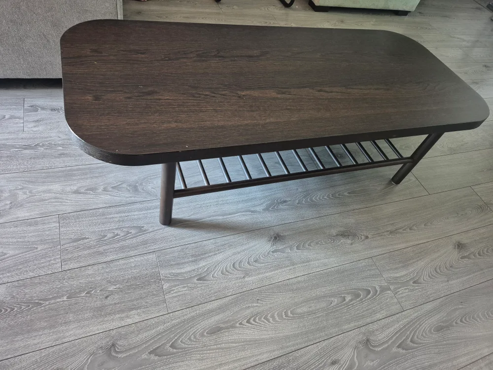 IKEA Listerby Coffee Table - Dark Brown, 140x60 cm image indicator(4)