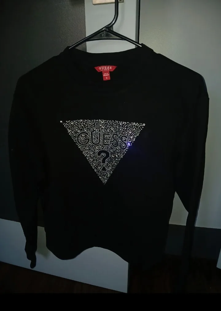 Guess White Crewneck Sweaters $39.99 each thumbnail