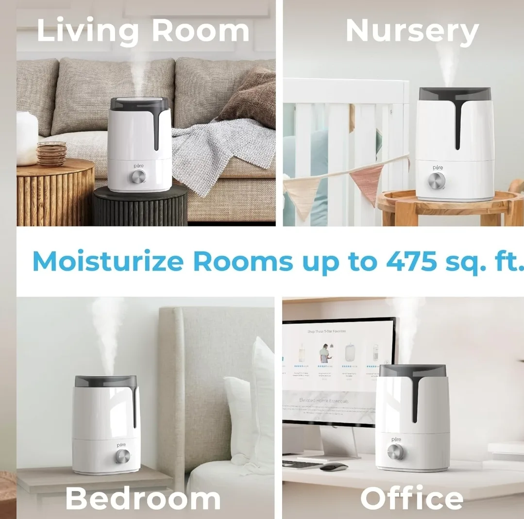 Pure Enrichment HUME Ultrasonic Cool Mist Humidifier image indicator(7)