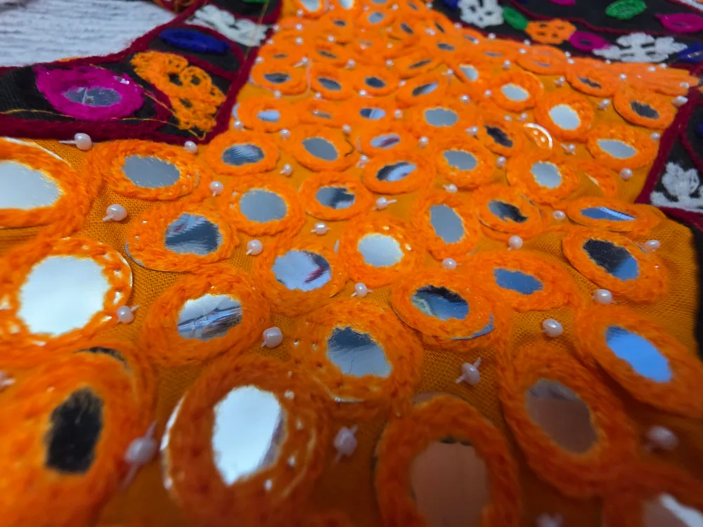 Embroidered Indian Dress with Mirror Details- ChaniyaCholi image indicator(5)