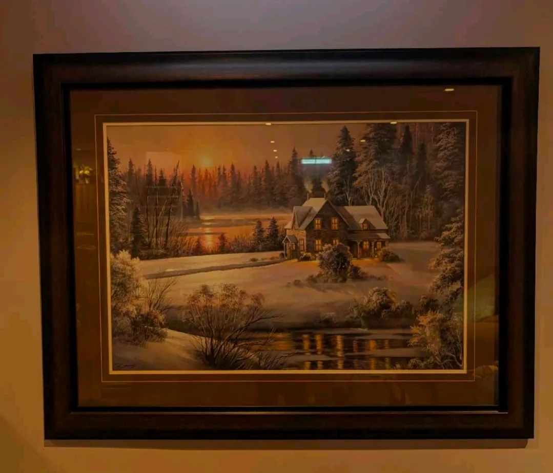 Winter Sunset' By Dubravko Raos Print & Frame thumbnail