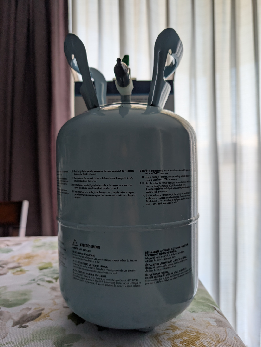 Airise Helium Tank - Portable - photo 2