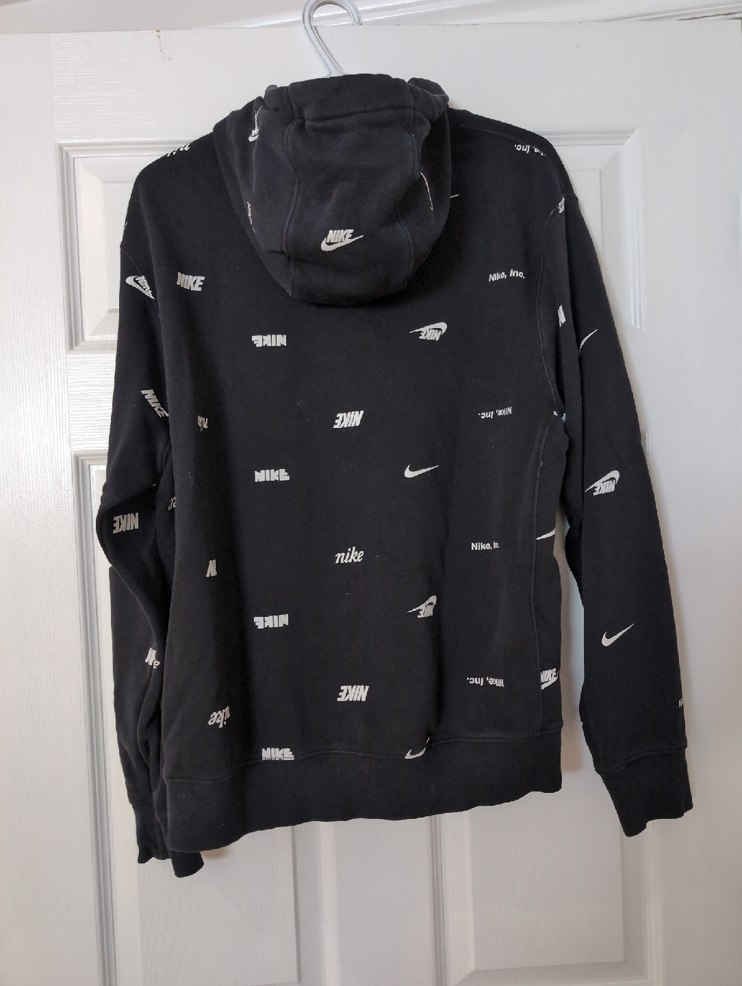 Nike All Over Print Black Hoodie - Size M - photo 2