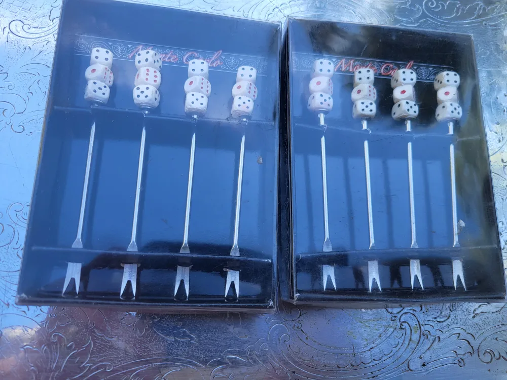Monte Carlo Cocktail Picks - 2 Sets of 4 thumbnail