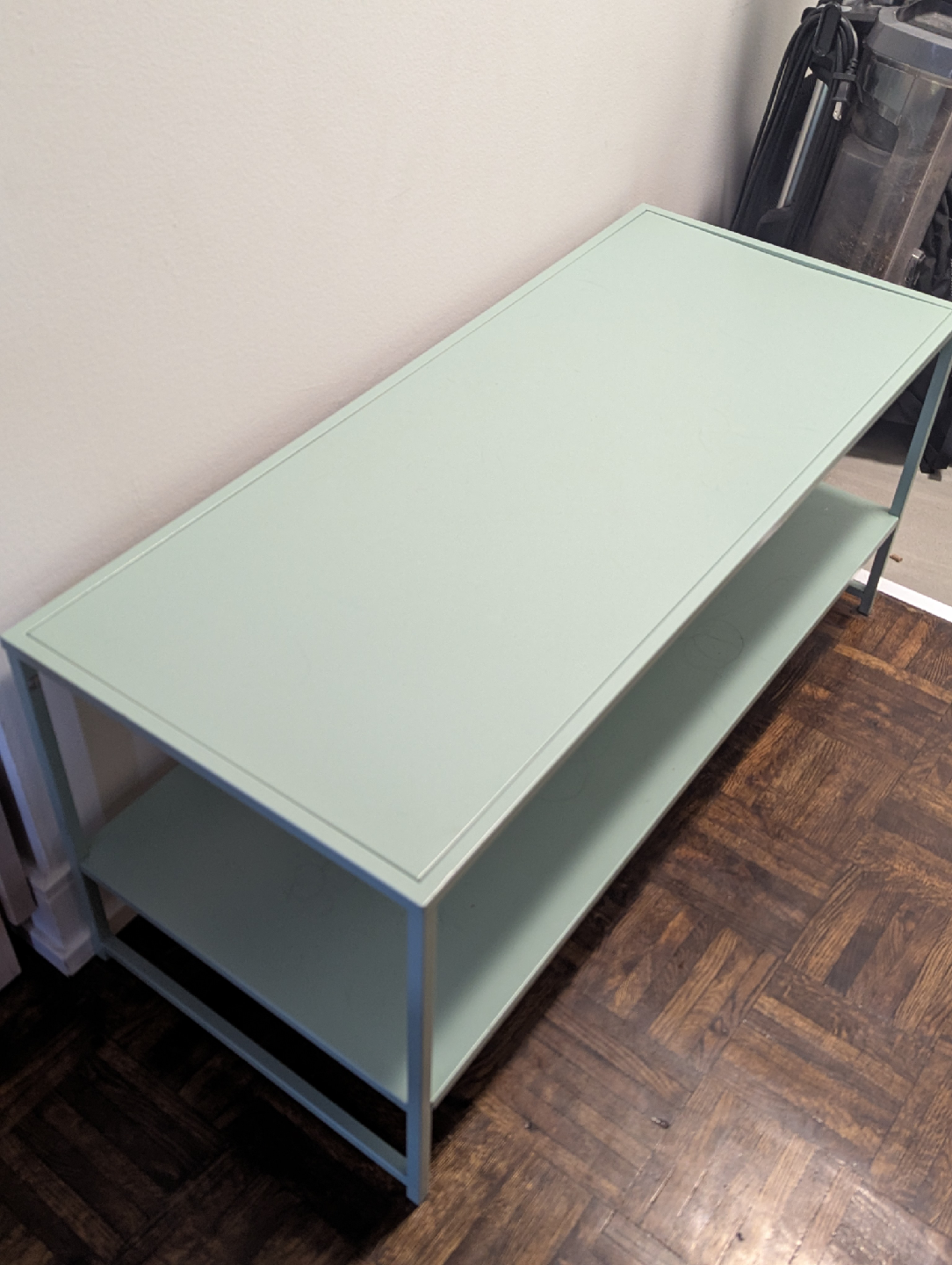 Metal Muted Seafoam Green Coffee Table - photo 2