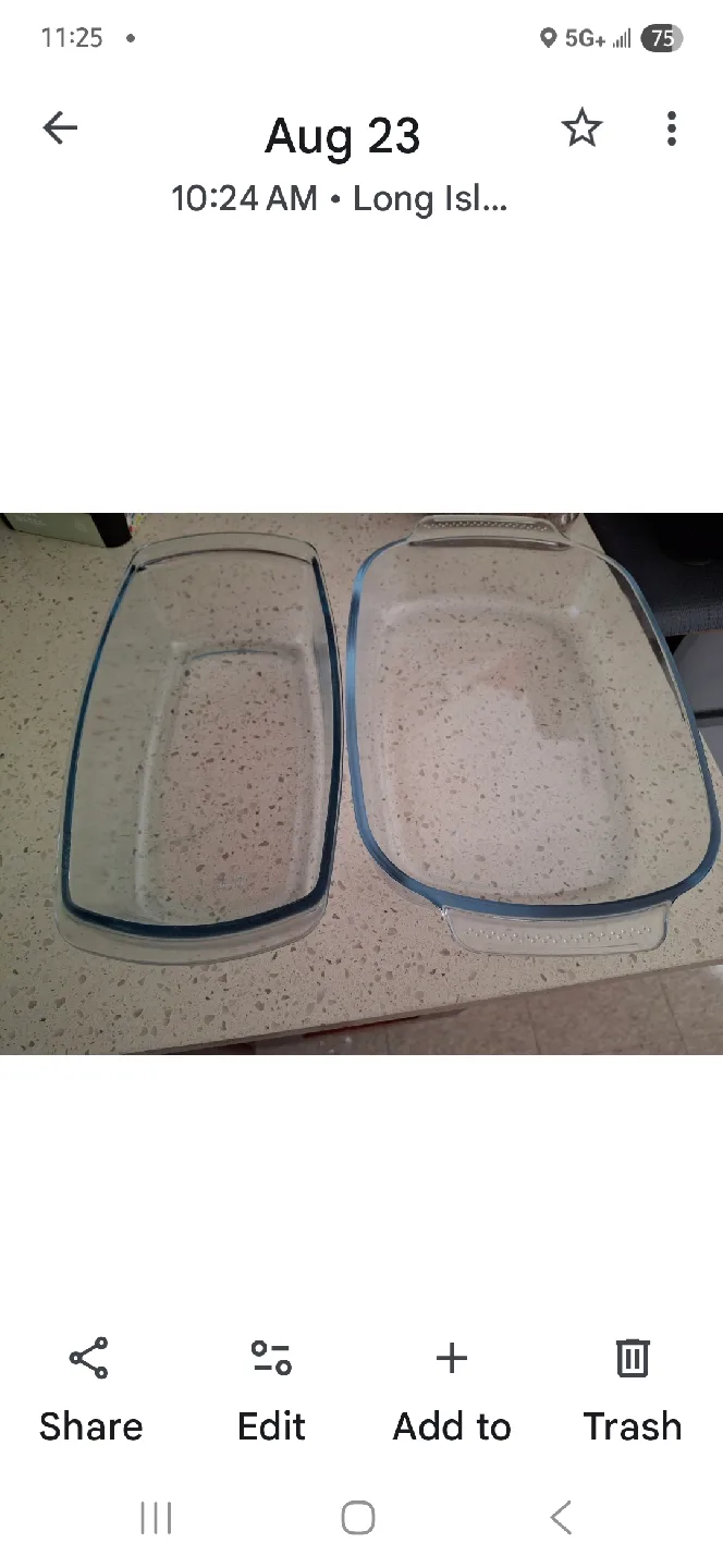 Glass Pyrex Baking Dishes thumbnail