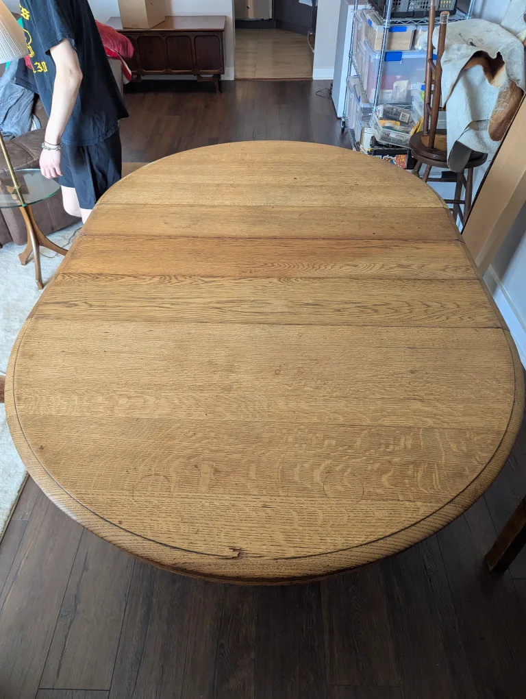 Round Wooden Dining Table