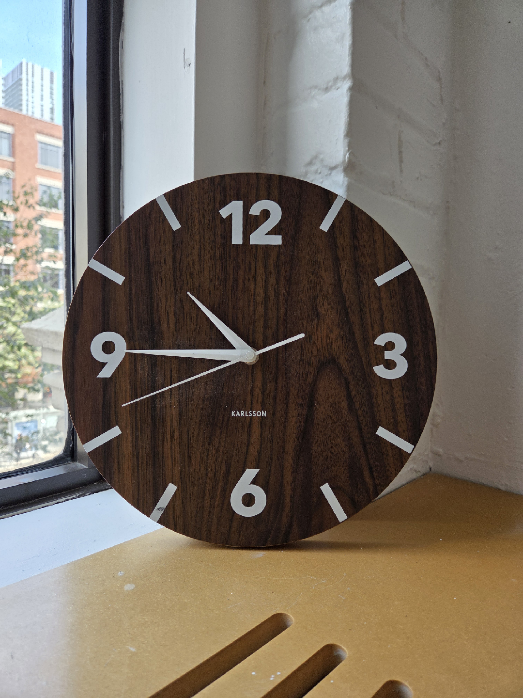 Karlsson Wooden Wall Clock