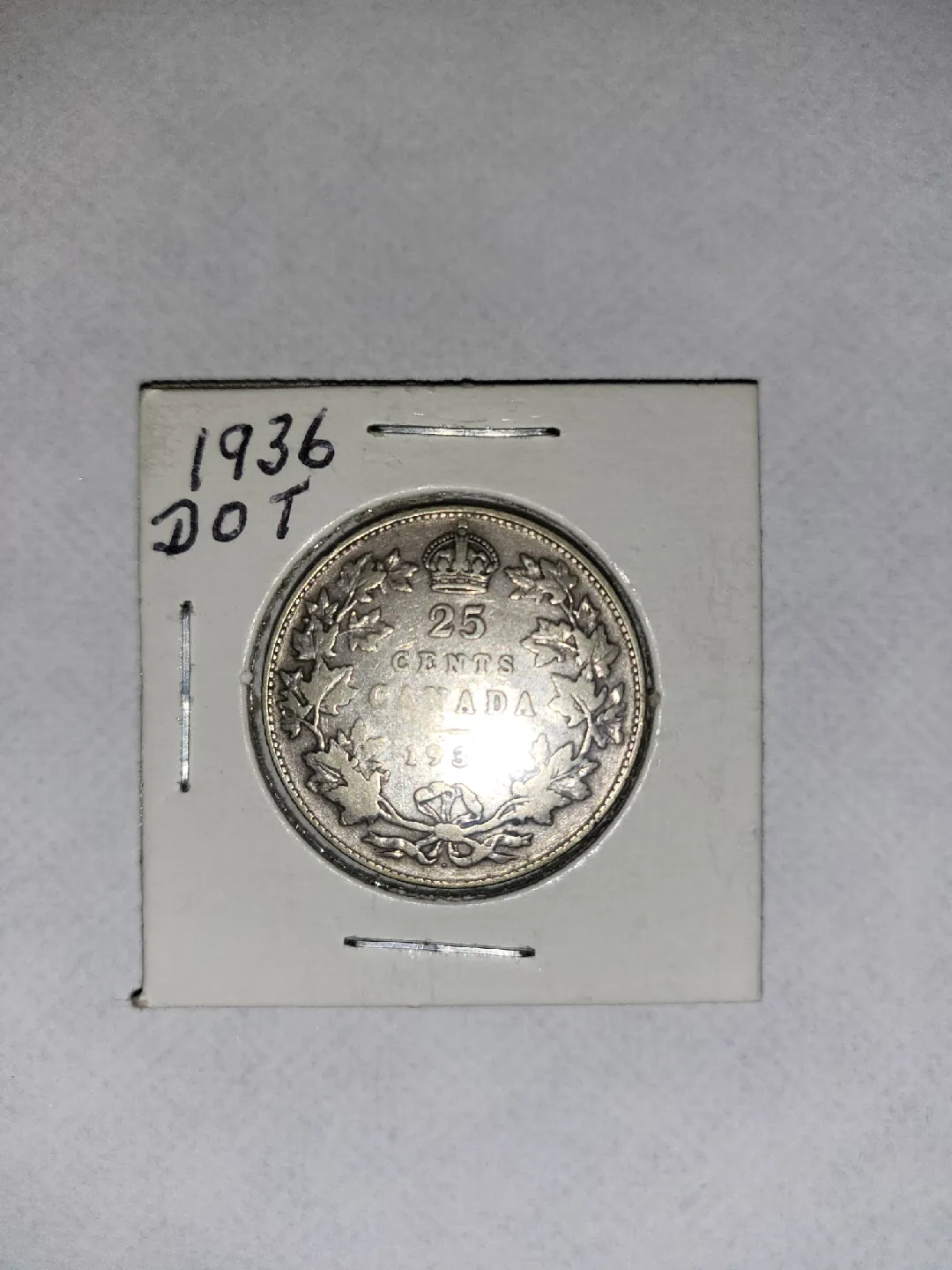 1936 Dot Canadian Quarter image indicator(4)