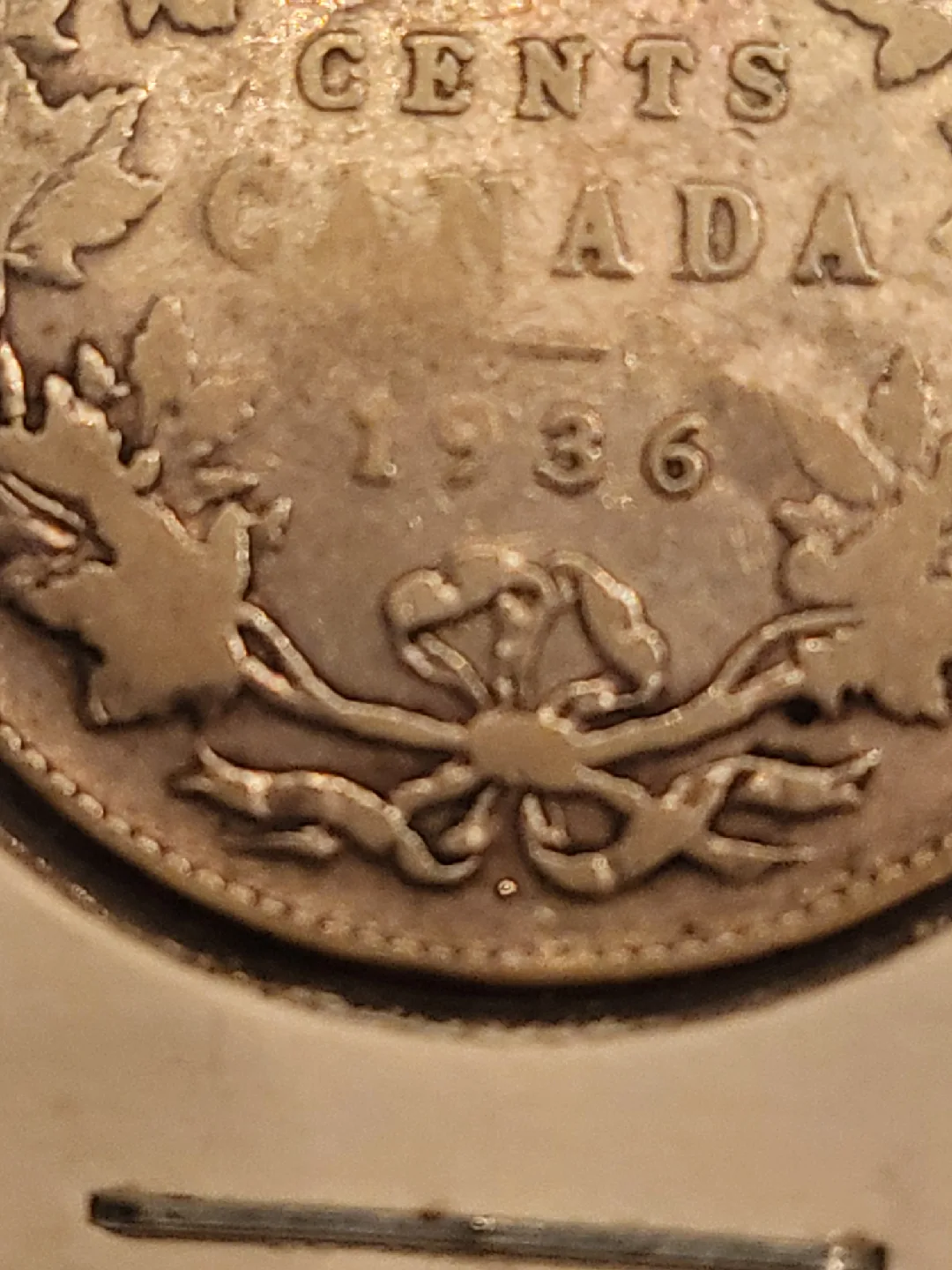 1936 Dot Canadian Quarter image indicator(7)