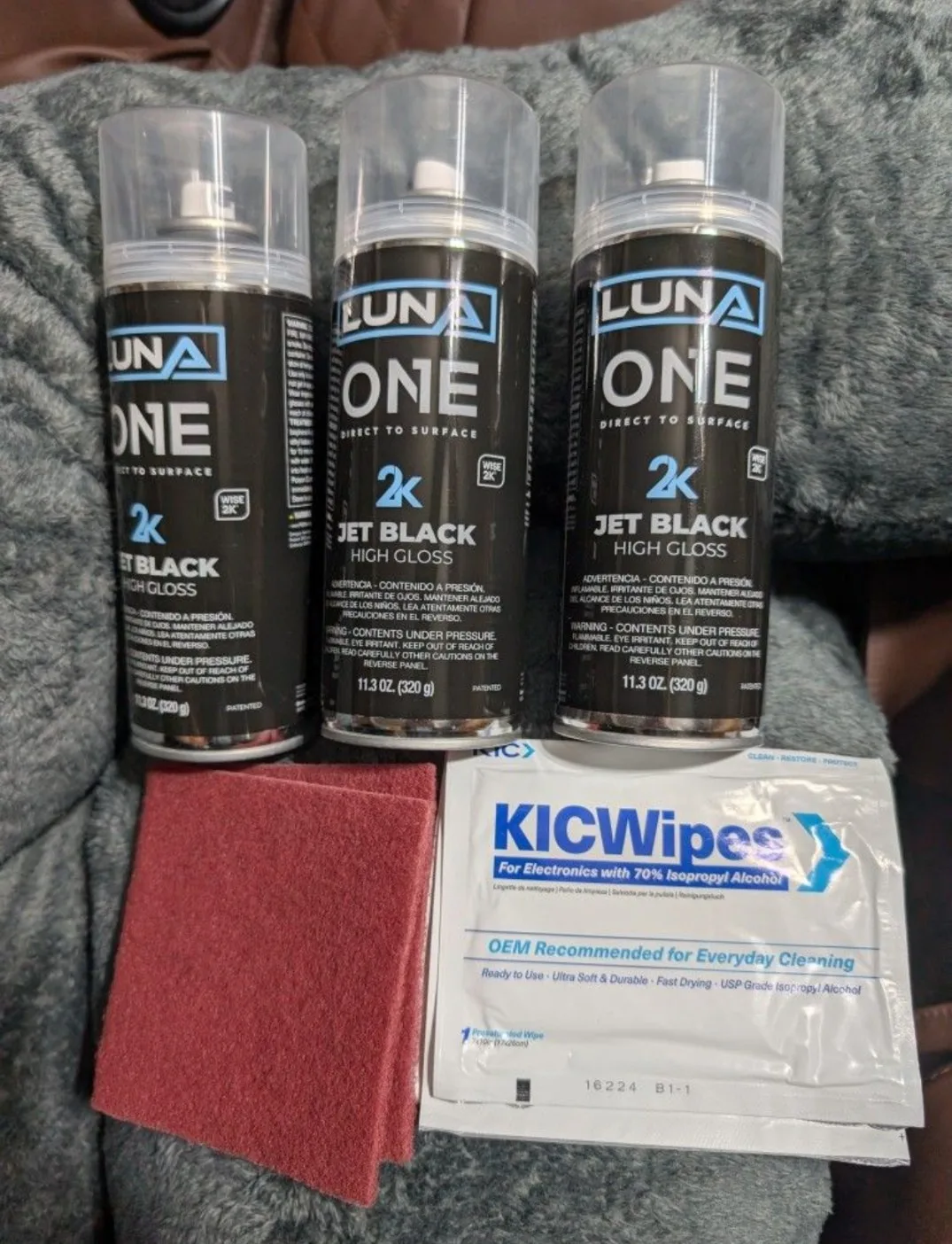 Luna One 2K Jet Black High Gloss Wheel Kit image indicator(3)