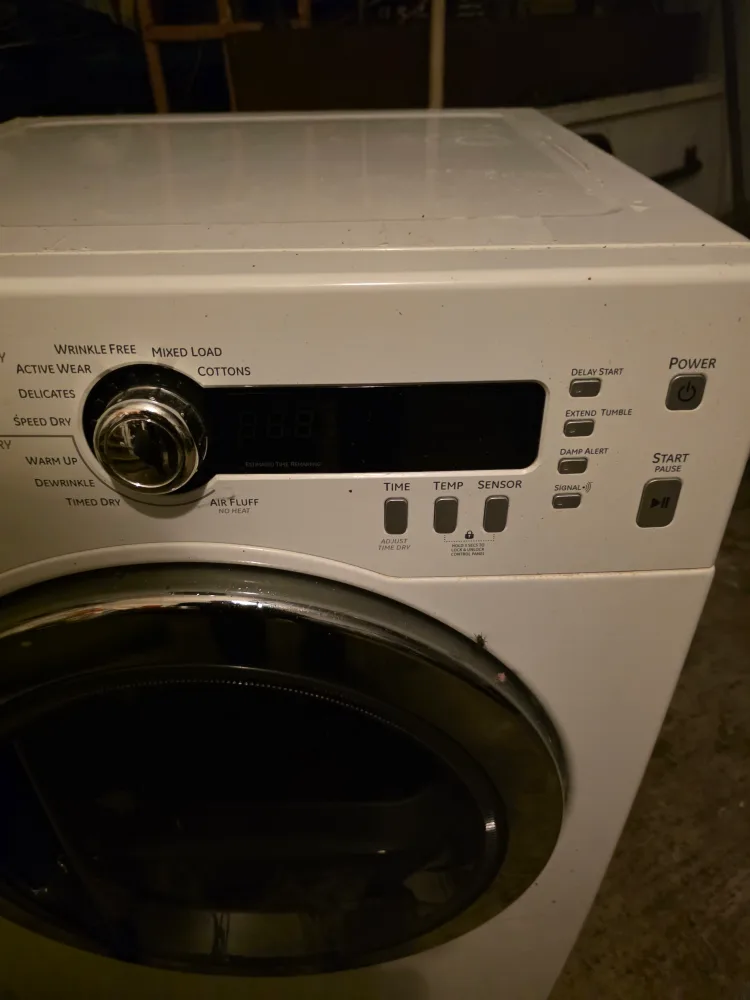 GE White Dryer - Used image indicator(2)