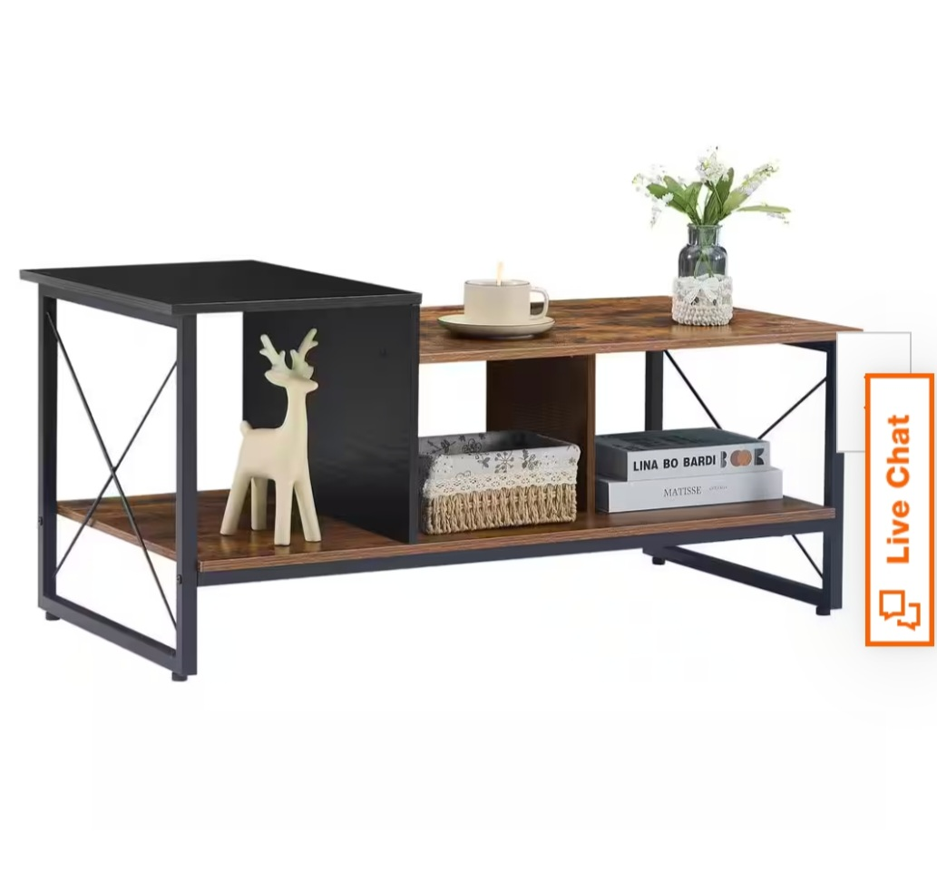 Vecelo Coffee Table - 100x50x46cm - photo 4