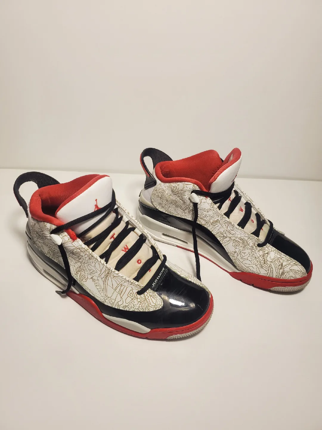 Men’s Jordan Dub Zero White Varsity Red 311046-160 Size 7.5 image indicator(8)