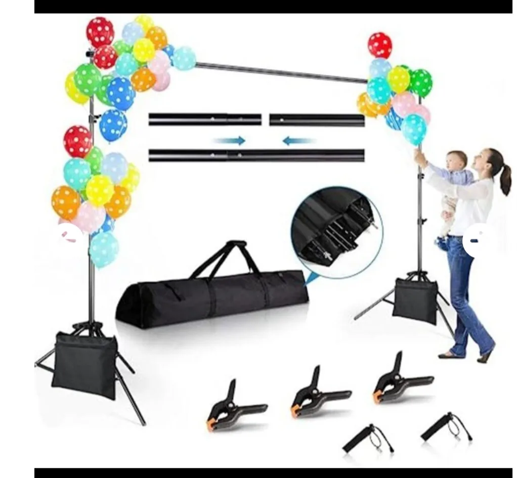 New Adjustable Backdrop Stand - 8.5 x 10 ft thumbnail